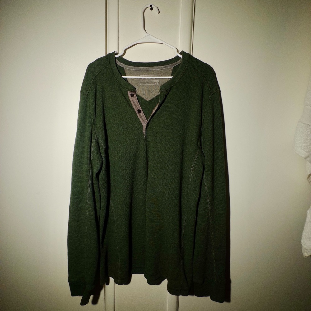 Eddie Bauer Green Long Sleeve Tee